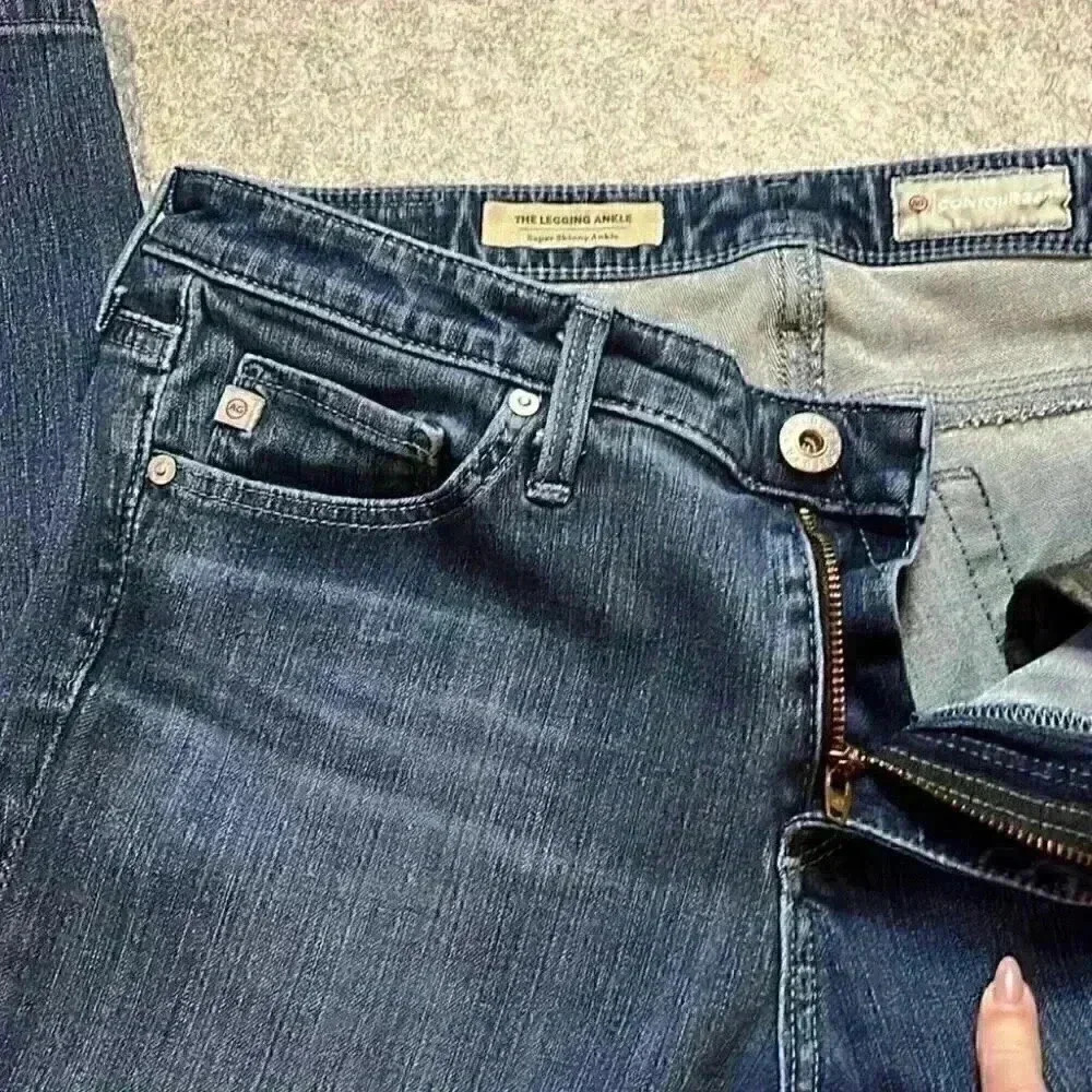 AG Jeans The Legging Ankle Super Skinny Ankle, Size 27R. Contour 360. - Picture 9 of 11